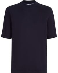 Brunello Cucinelli - Cotton High-Neck T-Shirt - Lyst