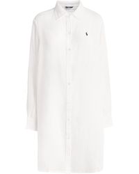 Polo Ralph Lauren - Organic Cotton-Linen Boyfriend Shirt - Lyst