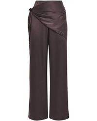 Doen - Silk Lavona Scarf Trousers - Lyst
