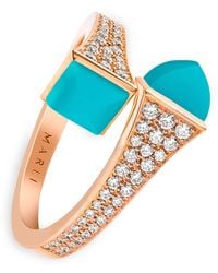 Marli New York - Midi, Diamond And Cleo Ring - Lyst