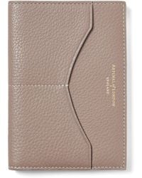 Aspinal of London - Leather Passport Holder - Lyst