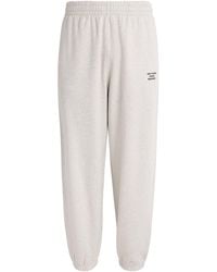 Drole de Monsieur - Cotton Fleece Slogan Sweatpants - Lyst