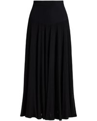 Ralph Lauren - Knitted Celia Midi Skirt - Lyst