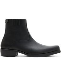 AllSaints - Booker Leather Boots - Lyst