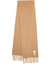 Ami Paris - Alpaca-Blend Ami De Coeur Scarf - Lyst