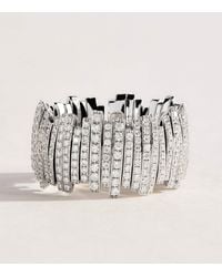 Suzanne Kalan - And Diamond Full Pavé Deco Ring - Lyst