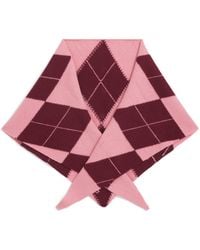 TBCo - Merino Wool Arygle Triangle Scarf - Lyst