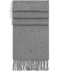Polo Ralph Lauren - Cashmere Fringe Scarf - Lyst