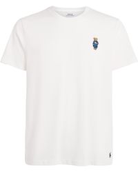 Polo Ralph Lauren - Cotton Polo Bear Pyjama Top - Lyst