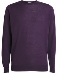 John Smedley - Extra Fine Merino Wool Lundy Sweater - Lyst
