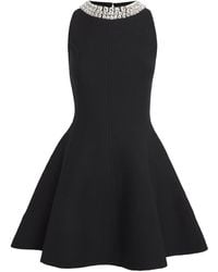 Sandro - Embellished Flared Mini Dress - Lyst