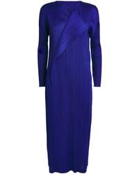 Pleats Please Issey Miyake - Light Wave Midi Dress - Lyst
