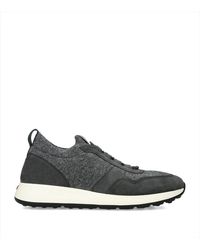 Tod's - Suede-Knit Sportivo 79K Sneakers - Lyst
