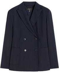 Weekend by Maxmara - Virgin Wool Double-Breasted Blazer - Lyst
