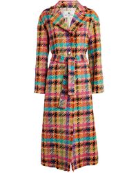 Etro Check Pattern Coat - Multicolour