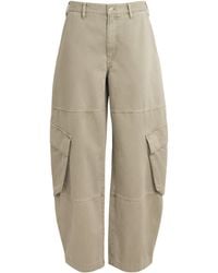 FRAME - The Bubble High-Rise Cargo Trousers - Lyst