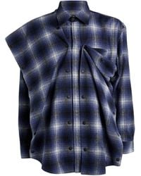 Y. Project - Snap-off Check Shirt - Lyst
