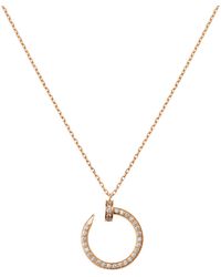 Cartier - And Pavé Diamond Juste Un Clou Necklace - Lyst