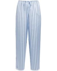 Skims - Woven Shine Stripe Pyjama Bottoms - Lyst