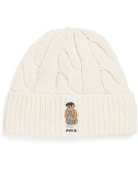 Polo Ralph Lauren - Wool-Blend Polo Bear Beanie - Lyst