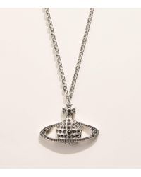 Vivienne Westwood - Mini Bas Relief Orb Pendant Necklace - Lyst