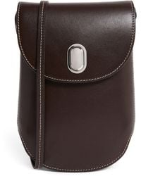 SAVETTE - Leather Tondo Cross-body Bag - Lyst