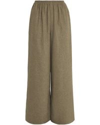 Eskandar - Cashmere-Wool Wide-Leg Trousers - Lyst
