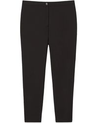 Marina Rinaldi - Cotton-Blend Rosa Trousers - Lyst