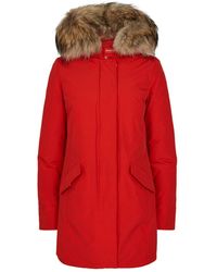 Woolrich Fur-trim Arctic Parka - Red