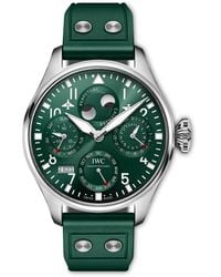 IWC Schaffhausen - Stainless Steel Big Pilot's Watch Perpetual Calendar Watch - Lyst