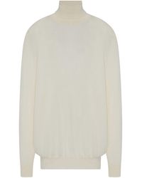 The Row - Nabari Cashmere Rollneck Sweater - Lyst