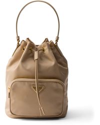 Prada - Duet Re-Nylon Bucket Bag - Lyst