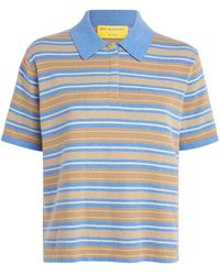 Guest In Residence - Cotton-Cashmere Stripe Rugby Shirt - Lyst