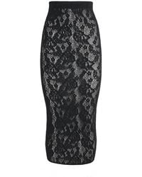 Wolford - Infinite Rose Net Skirt - Lyst