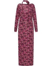 Marella - Jersey Floral Maxi Dress - Lyst