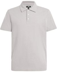 PAIGE - Cotton Demille Polo Shirt - Lyst