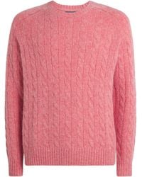 Polo Ralph Lauren - Wool-Blend Suede-Patch Sweater - Lyst