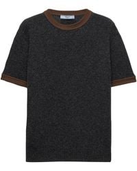Prada - Cashmere Crew Neck Sweater - Lyst
