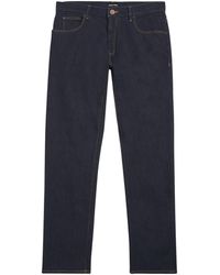 Giorgio Armani - Stretch-Cotton Straight Jeans - Lyst