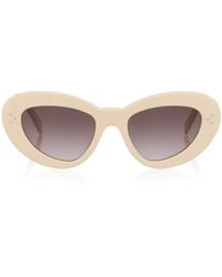 Celine - Oversized Cat Eye 3 Dots Sunglasses - Lyst