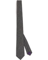 Ralph Lauren - Cashmere-Silk Check Tie - Lyst