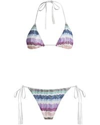 Missoni - Zigzag Triangle Bikini - Lyst