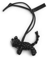 Bottega Veneta - Leather Intrecciato Cat Charm - Lyst