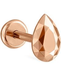 Maria Tash - Faceted Pear Threaded Stud Earring - Lyst