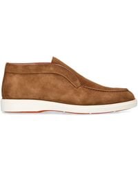 Santoni - Suede Detroit Desert Boots - Lyst