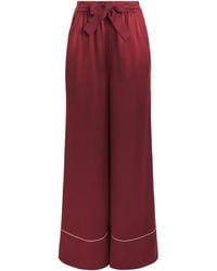 ROKSANDA - Satin Nael Wide-Leg Trousers - Lyst