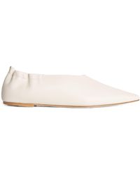 JOSEPH - Leather Pointed Ballet Flats - Lyst
