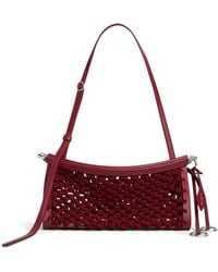 Alaïa - Small Satin-Leather Le Click East West Shoulder Bag - Lyst