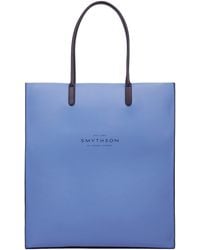 Smythson - Mini Leather Kingly Tote Bag - Lyst