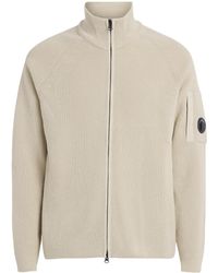 C.P. Company - Knit Zip-Up Cardigan - Lyst
